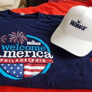 New, Wawa miscellaneous promotional tshirt and hat